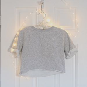 Garage Cropped Sweater Tee